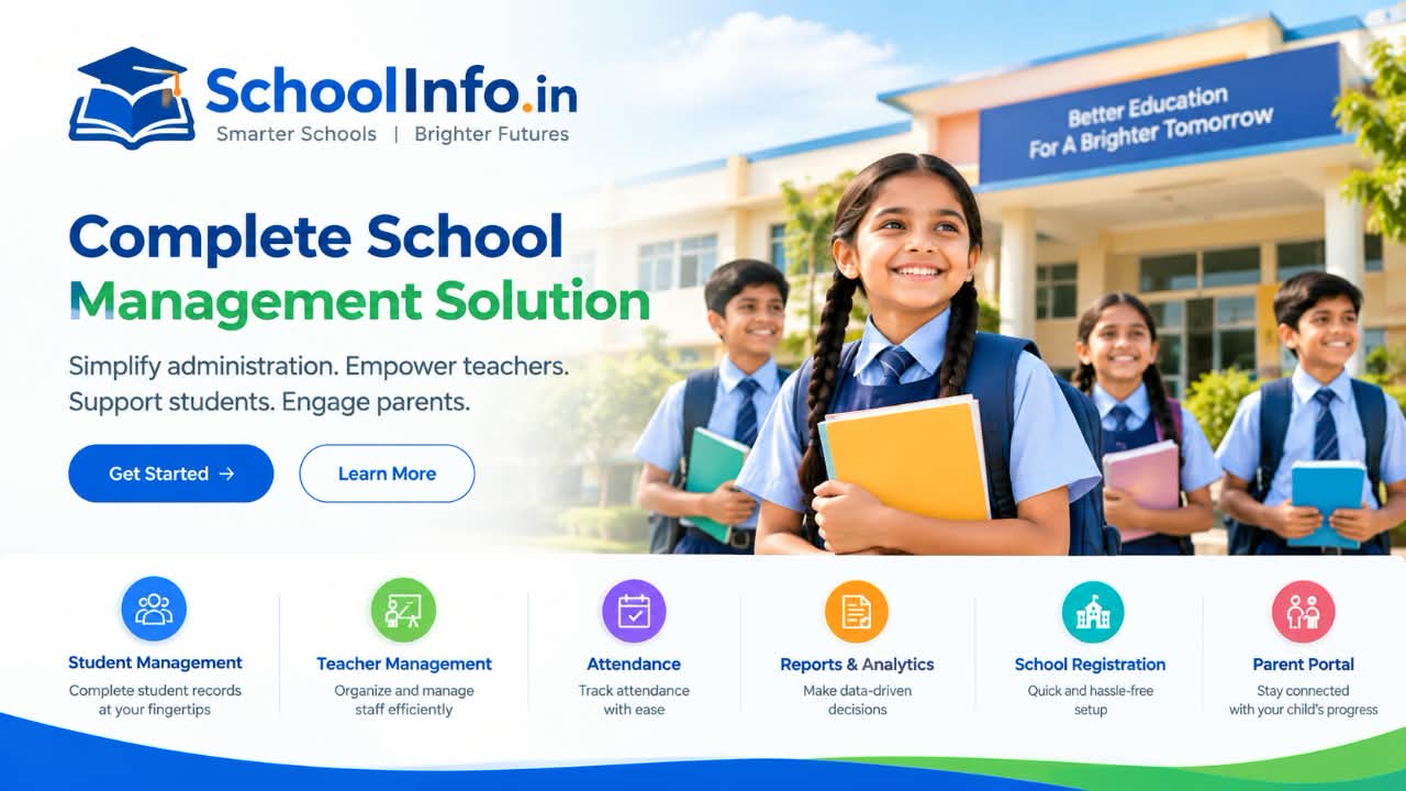 SchoolInfo.in Complete School Management Solution