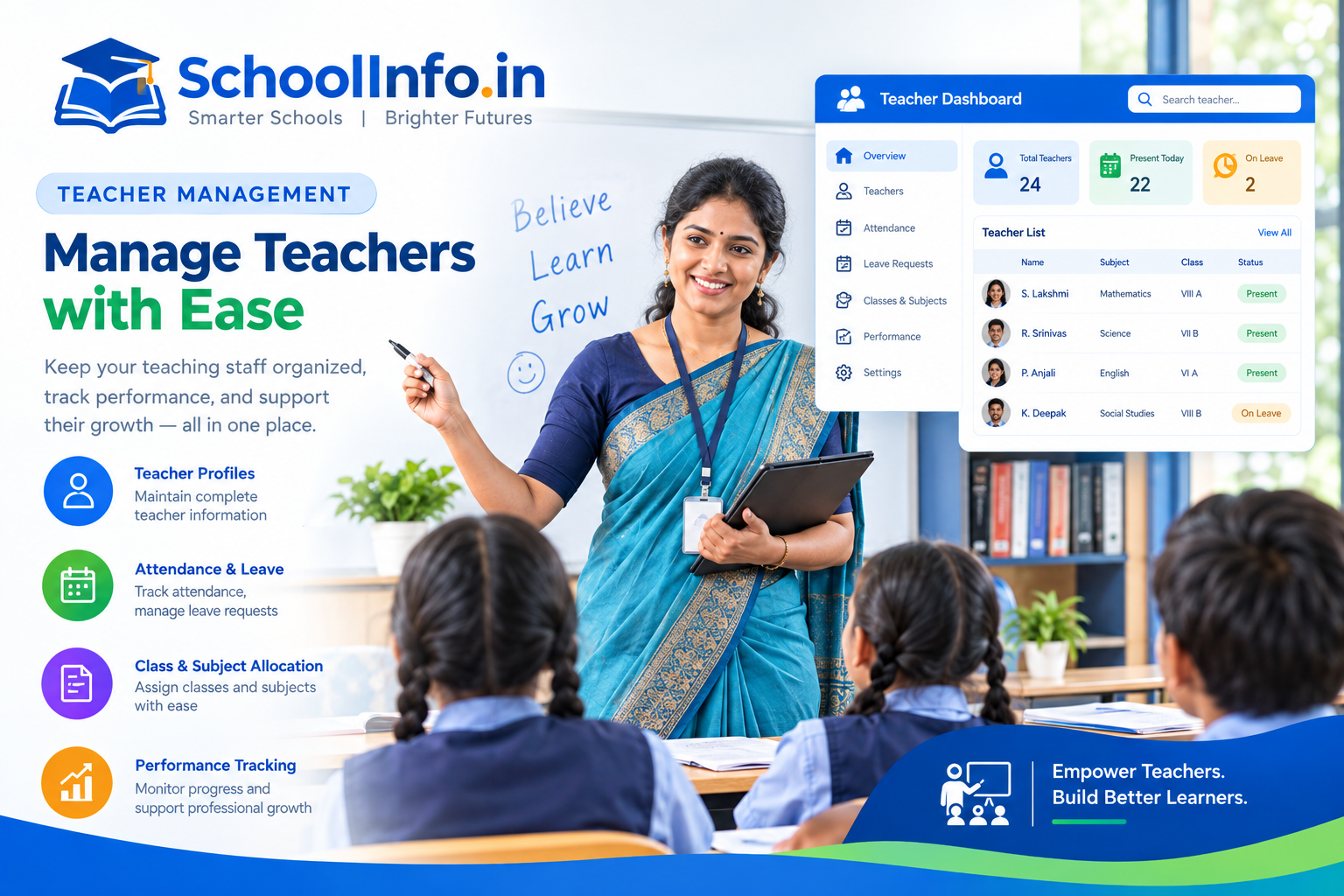 SchoolInfo.in Teacher Management